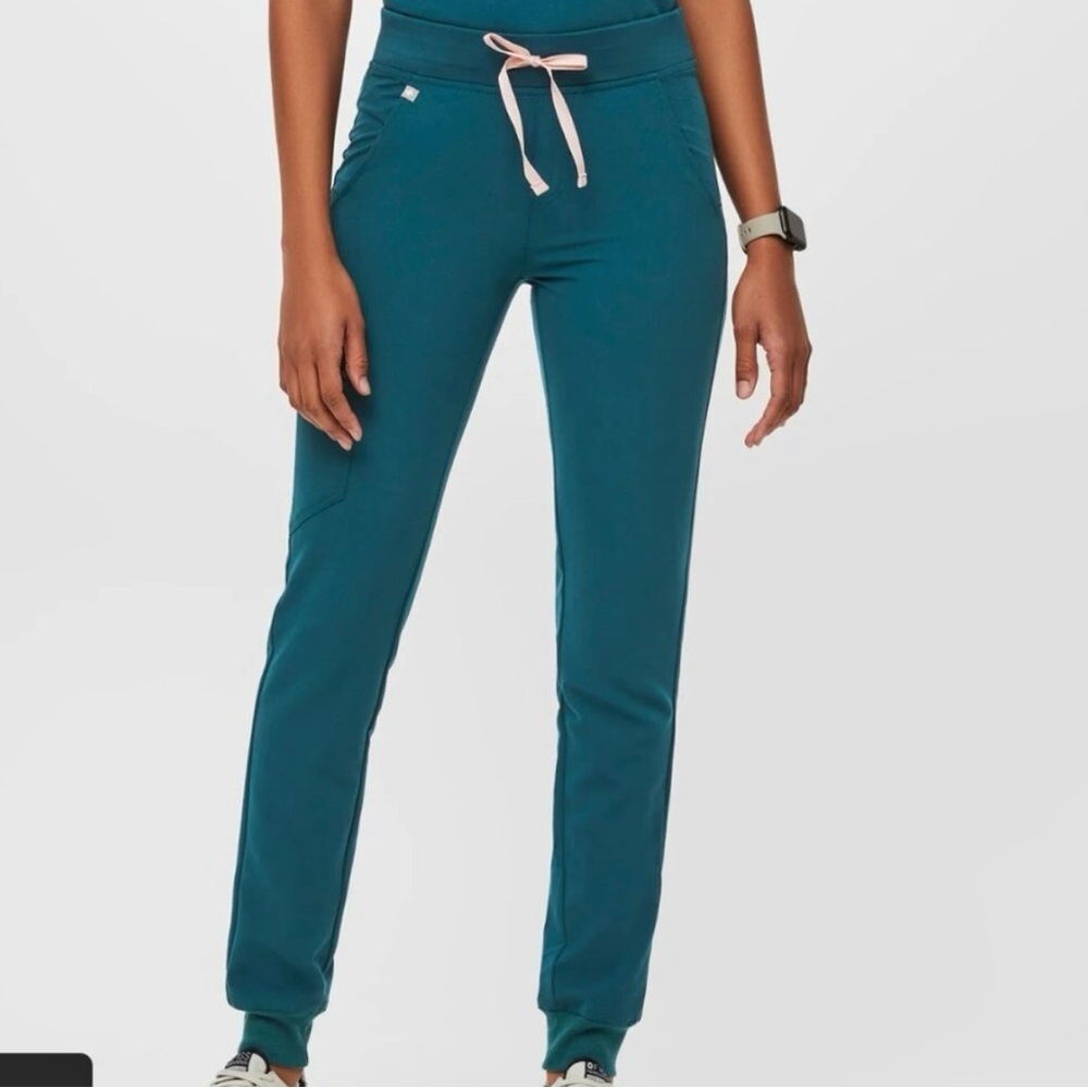 Figs Caribbean Blue Zamara Jogger Scrub Pants